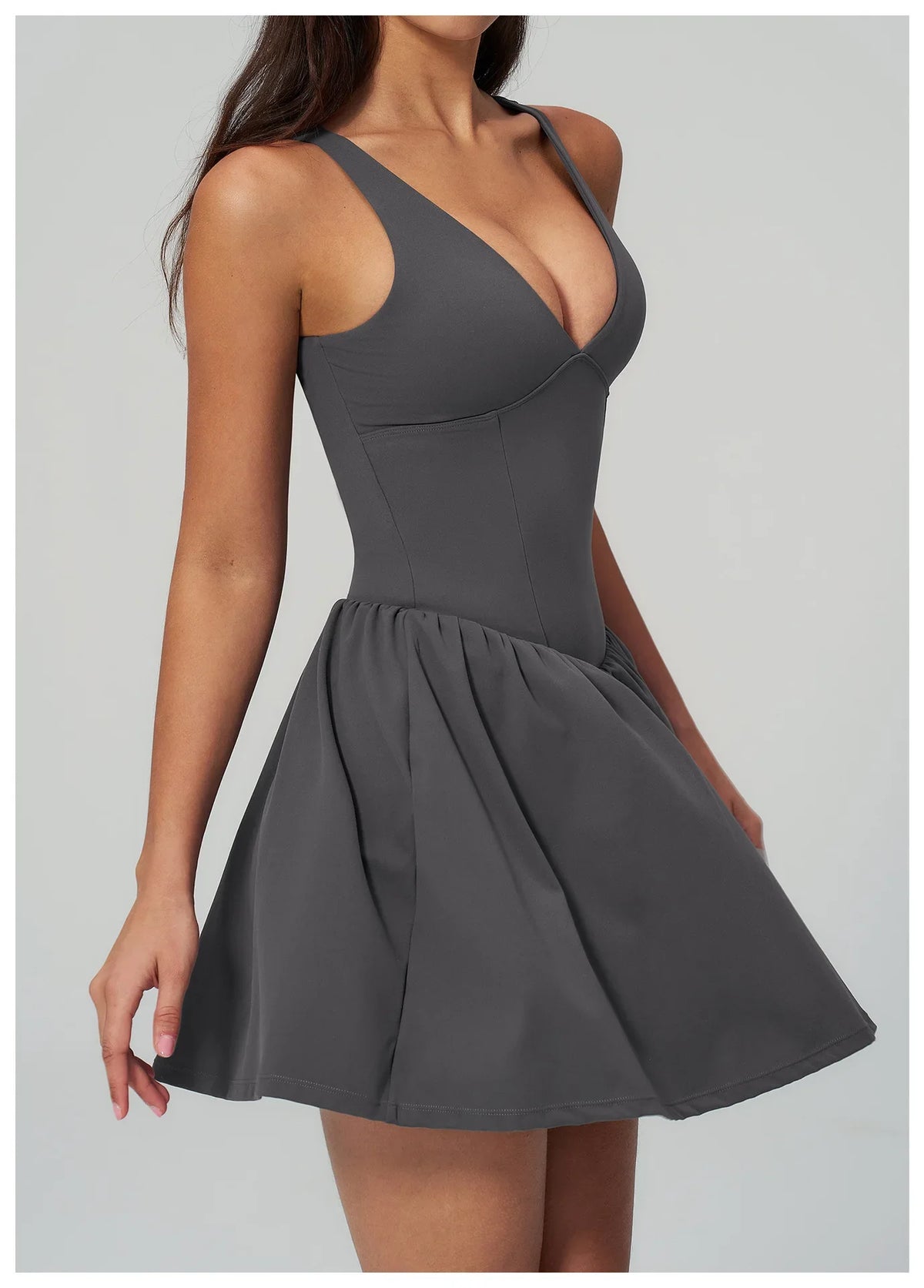 Juren Summer Fitness Set Yoga Clothes Jumpsuit Workout Rompers Outdoor Running Tight Fitting Camisole Dresses Yoga Bodysuits