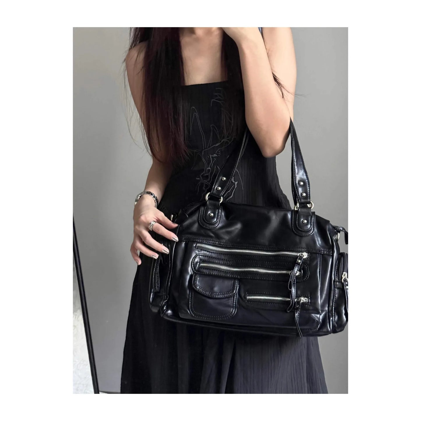 Y2k Designer Bags Handbags for Women Crossbody Bags for Women Ladies Handbag Vintage Punk Women Tote Bags  Large Capacity