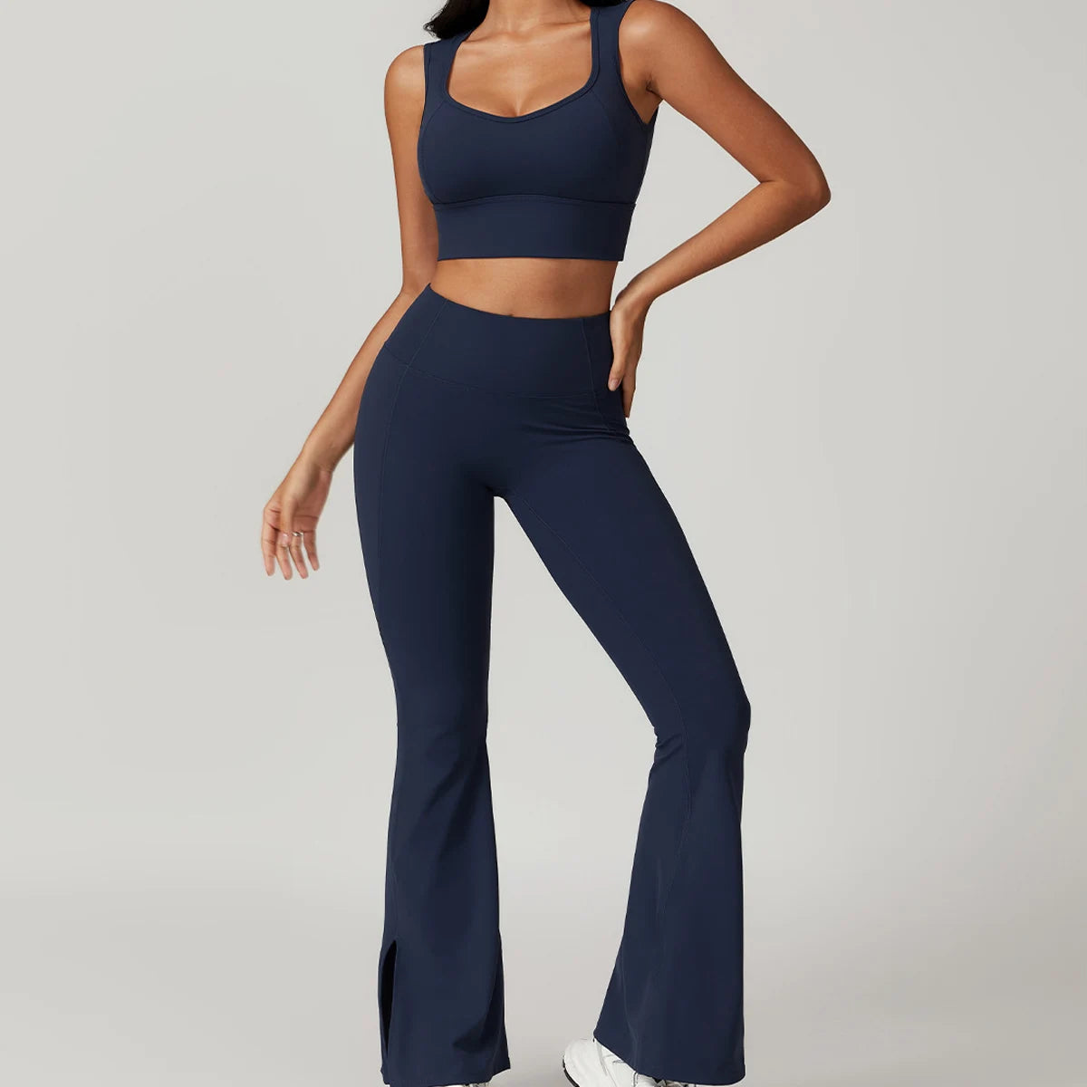 2 Pieces Yoga Suit Women Sexy Tight-Fitting Fitness Sports Set Gym Bra Elasticity High Waist Leggings Female Athletic Wear 8793