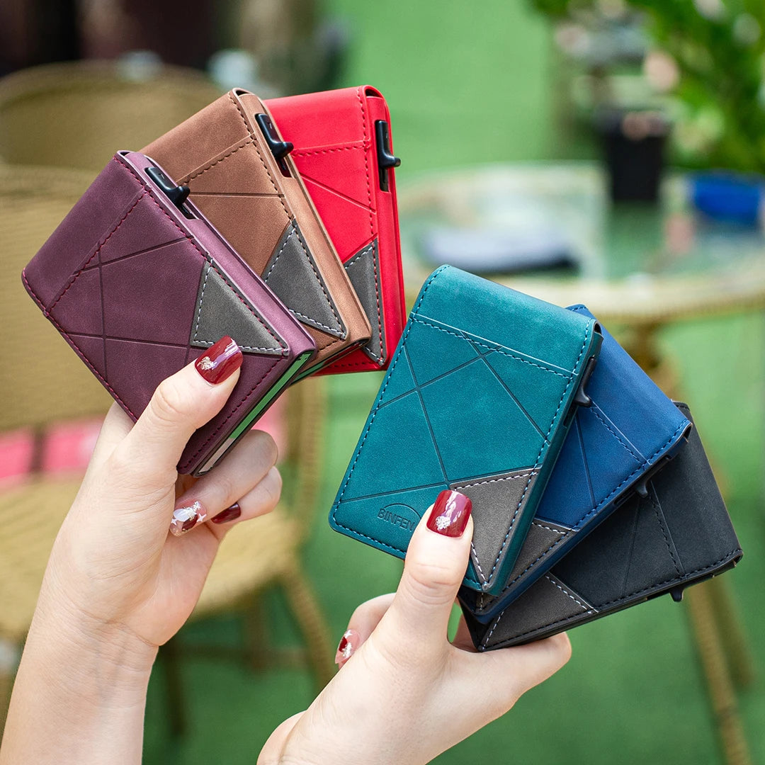Luxury Business Card Holder Card Case Credit Card Holder Wallet for Men and Women Anti-theft Protectors Wallet Case Cover