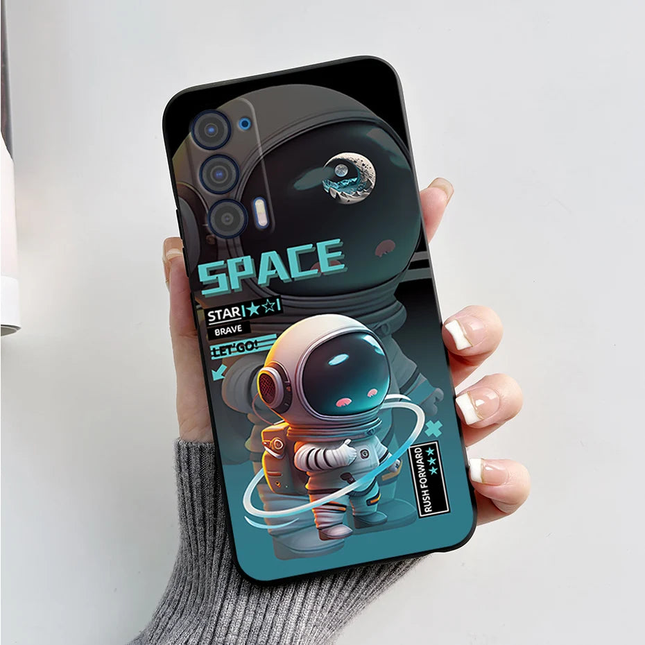 Silicon Case For Motorola Edge (2021) / Edge 5G UW (2021) Fashion Marble Pattern Soft TPU Phone Cases For Edge 2021 XT2141 Funda