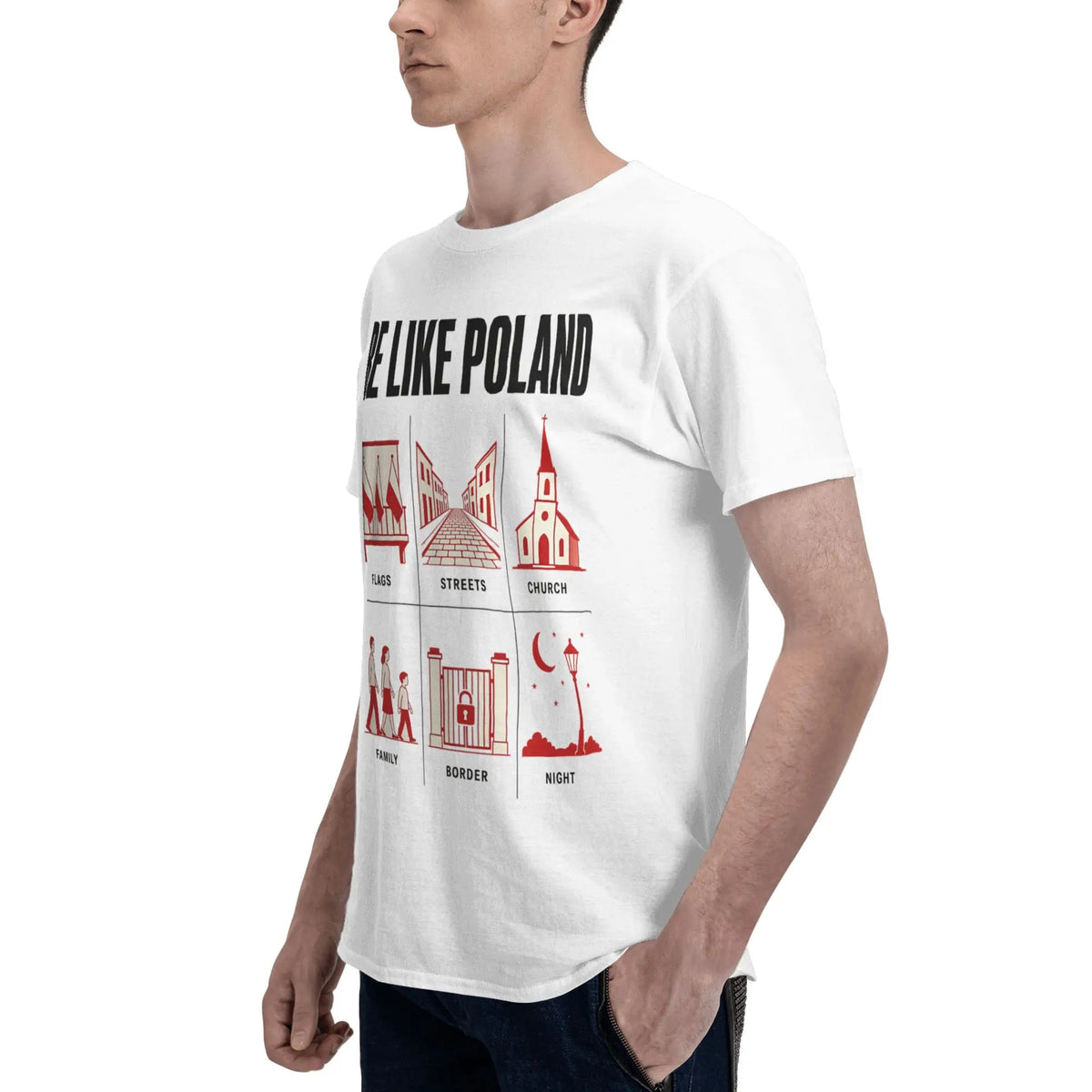 Mens Womens Be Like Poland Polska Polish Flag  T Shirt Cotton Fashion Tee Shirts  Top Clothing