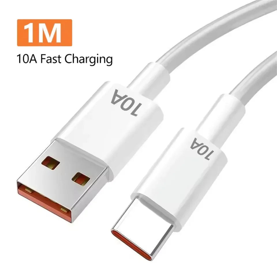 5 in 1 GaN Desktop Charger 240W Fast Charging Adapter 10A USB To Type C Cable 3PD 2 USB Charger For iPhone Samsung Xiaomi