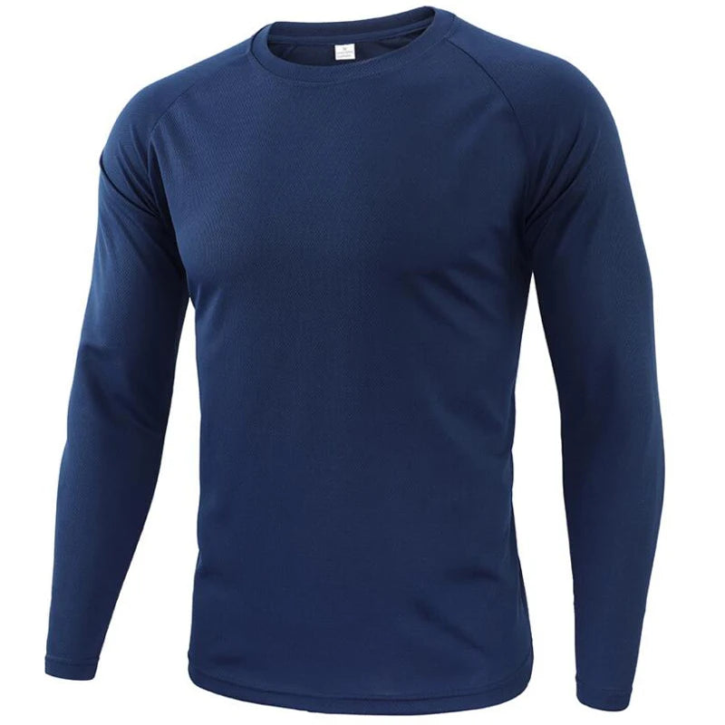 New Long Sleeve T shirts Men Outdoor Tactical Training Camouflage T-shirt Quick Dry Camo Tshirt Hunting Hiking Camping Tee Shirt
