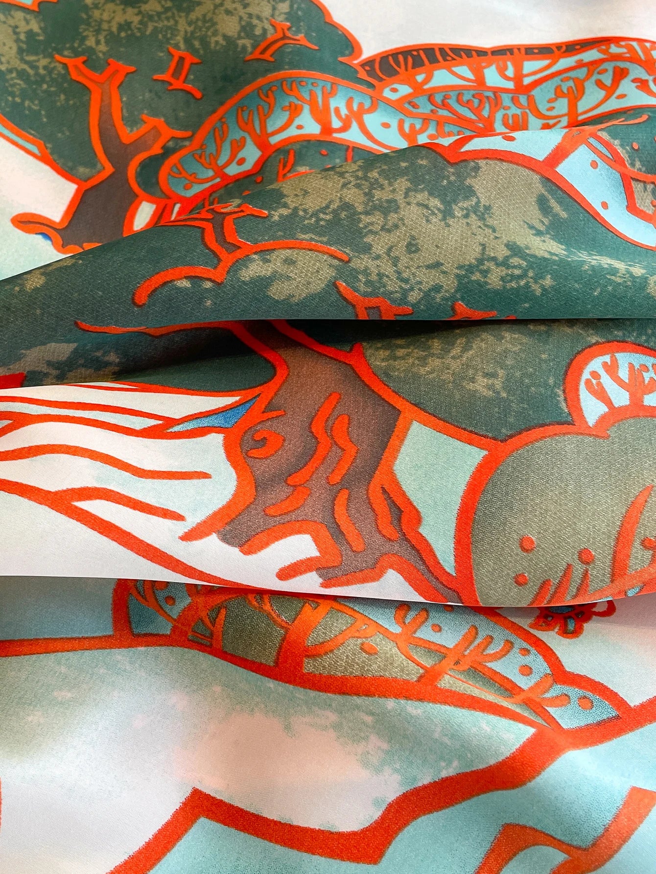 180*90cm Luxury Brand Women Summer Silk Scarves Shawl Lady Wrap Soft Female Europe Designer Beach Bandanna 2024 New