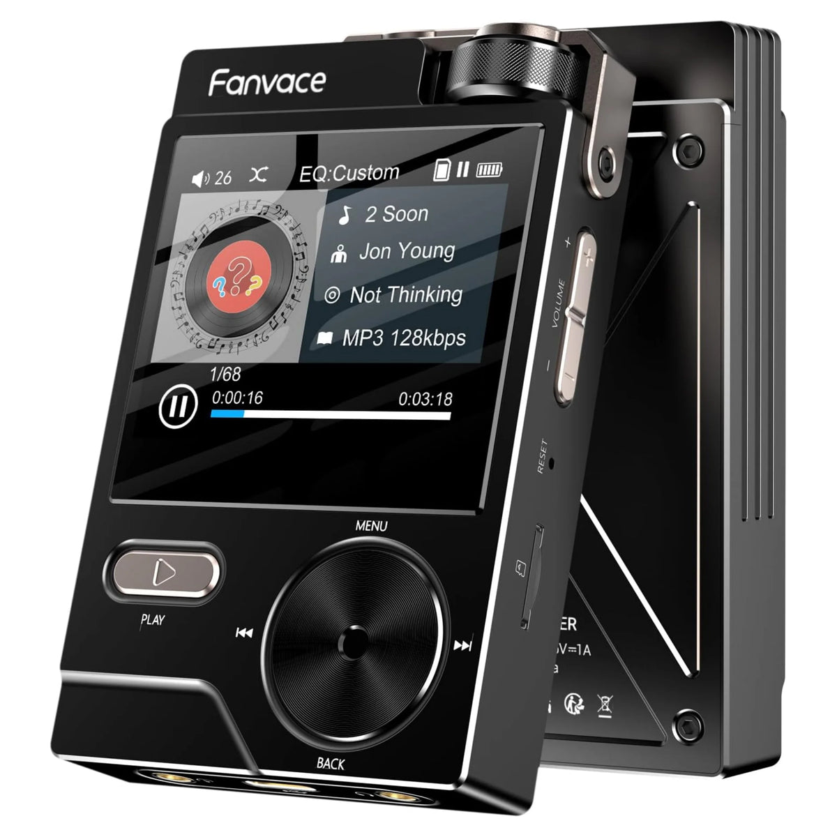 Portable HiFi MP3 Player Lossless DSD Digital Audio Music Player High Resolution 192KHz24Bit Portable DAC FLAC Audio Player 64G