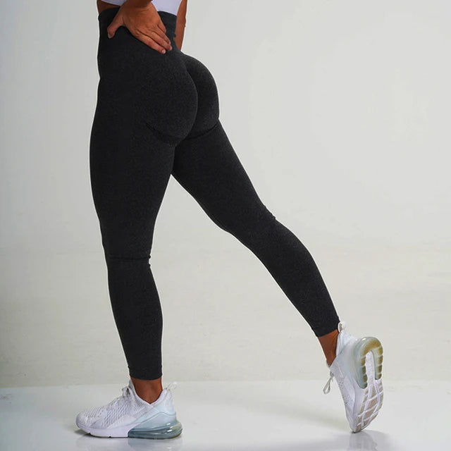 Contour Seamless Leggings Women High Waist Yoga Pants Tummy Control Gym Leggings Booty Yoga Leggings Sports Workout Tights Woman