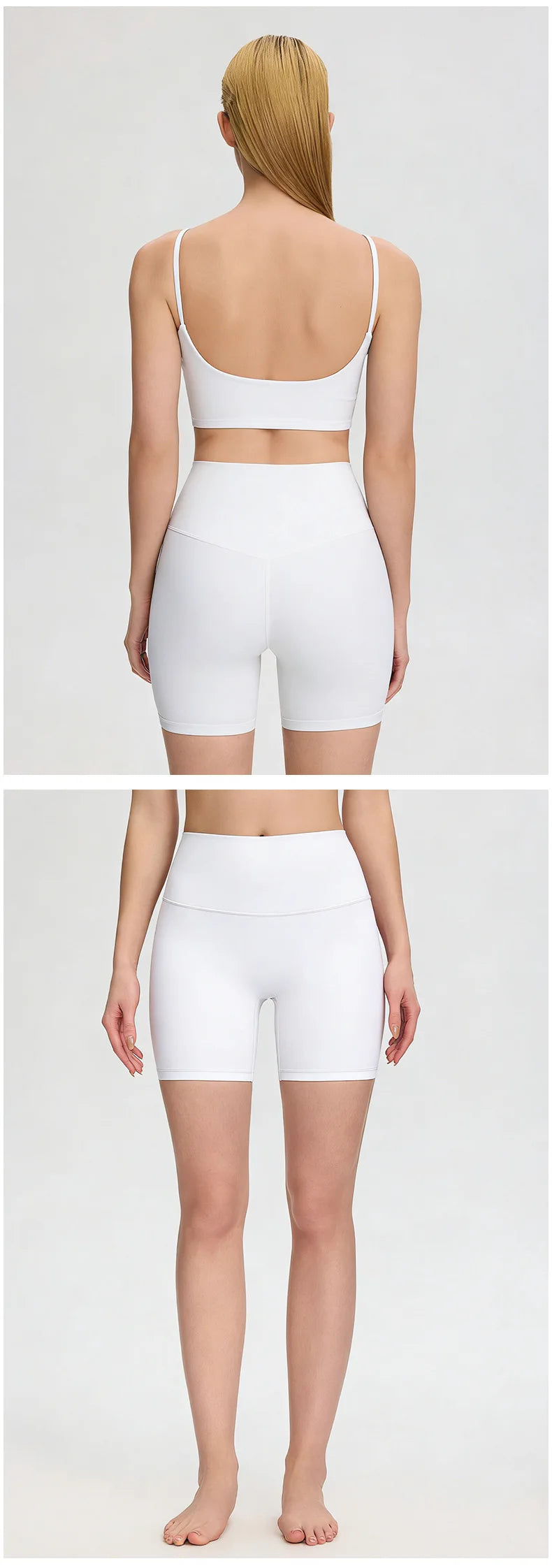 Yoga clothes, running suit, women's chest cushion vest, hip lifting high waist yoga shorts, quick drying breathable fitness suit
