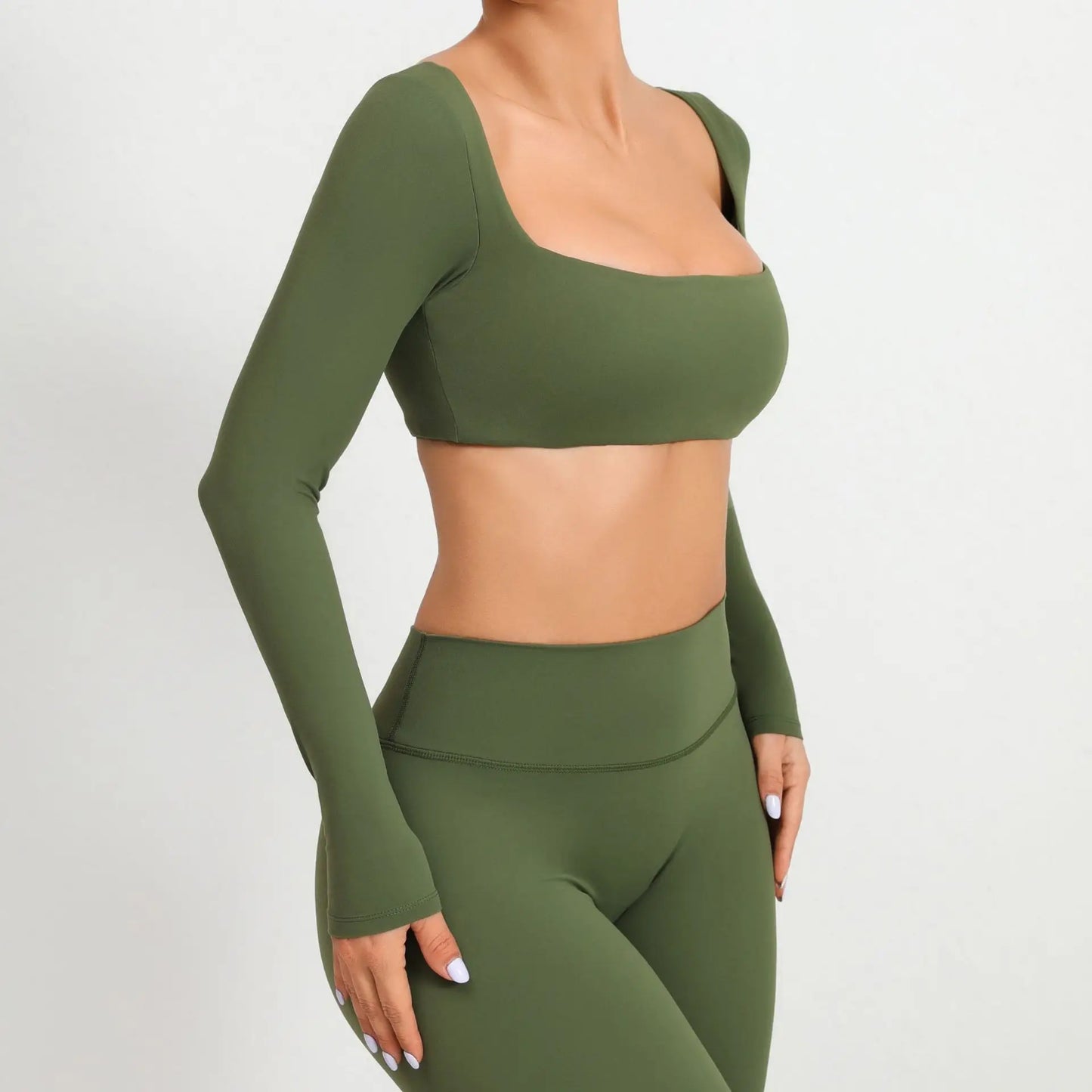 Sexy Fitness Long Sleeve Yoga Clothes Backless Gym Top Women Breathable Sports Crop Yop Shirts Quick Dry Sportswear Women Top
