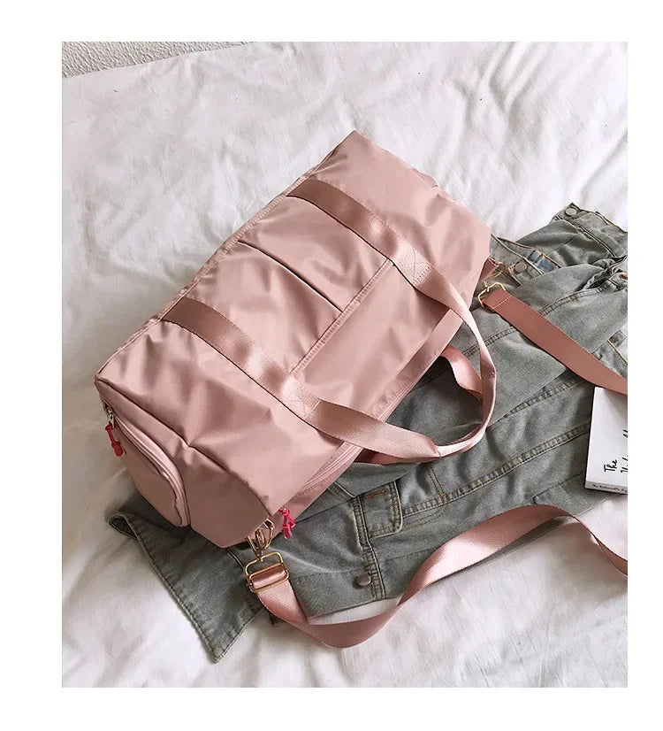 Training Yoga Sporttaschen Fitness Gym Taschen Nass Trocken Separate Gepäcktasche mit separatem Schuhfach Reisetasche Handtasche