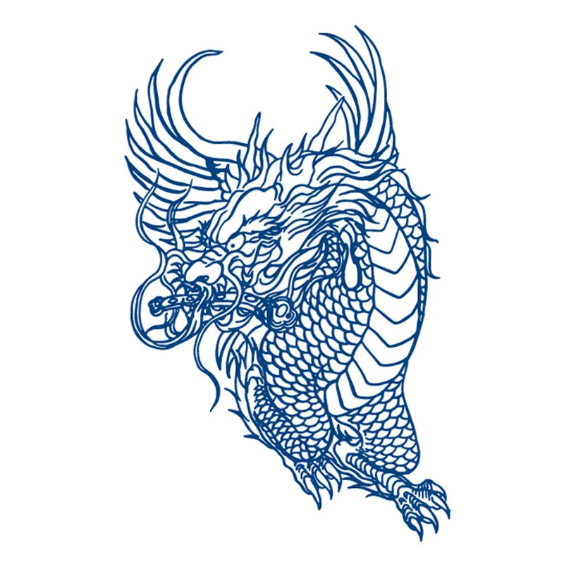 Juice Tattoo Sticker Upgrade Online Red Tattoo Sticker Lasts 7-15 Days Herbal Plant Temporary Tattoos Sticker Size:180 * 110mm