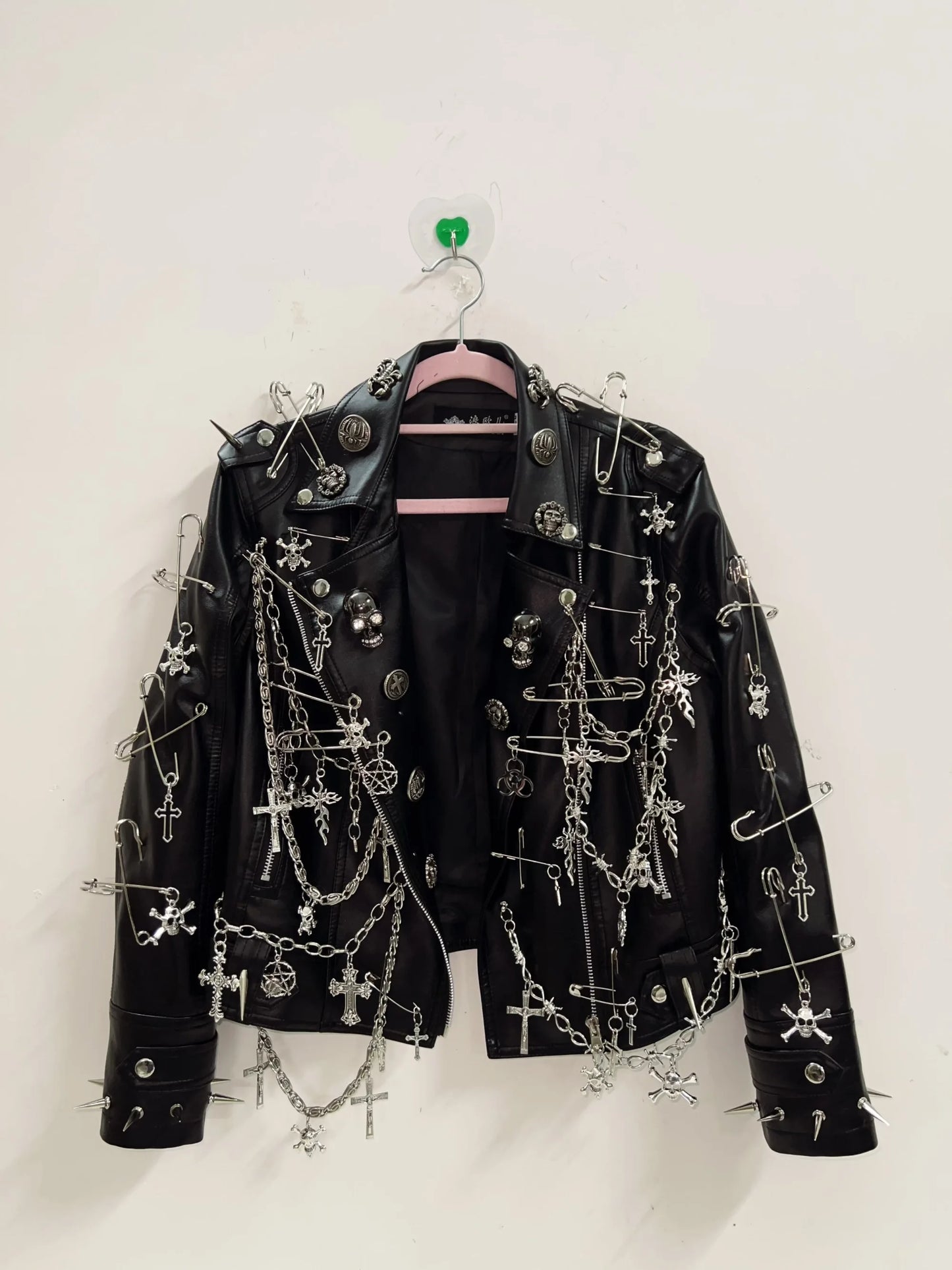 vintage Jacket Punk Jacket y2k   Jacket y2k fashion Gothic Jacket harajuku fashion Cross Jacket Skull  Jacket  gothic clothes