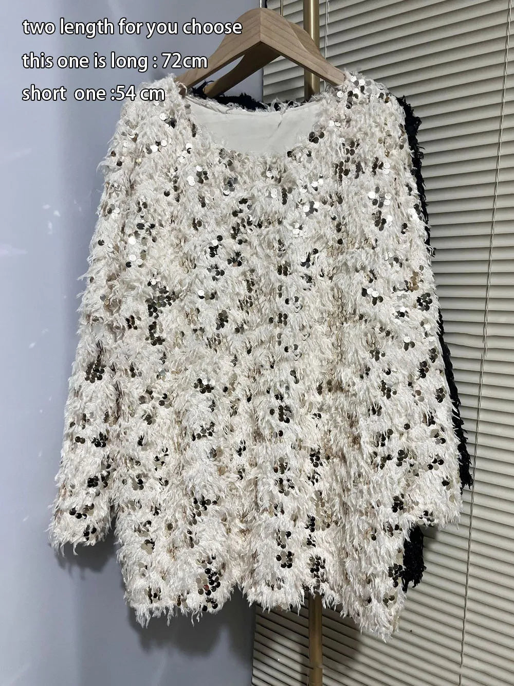 Knitted Tassel Women Pullover Sweater 2025 Spring Long Sleeve O-Neck Short Party Fringe Sweaters Female Streetwear C-301