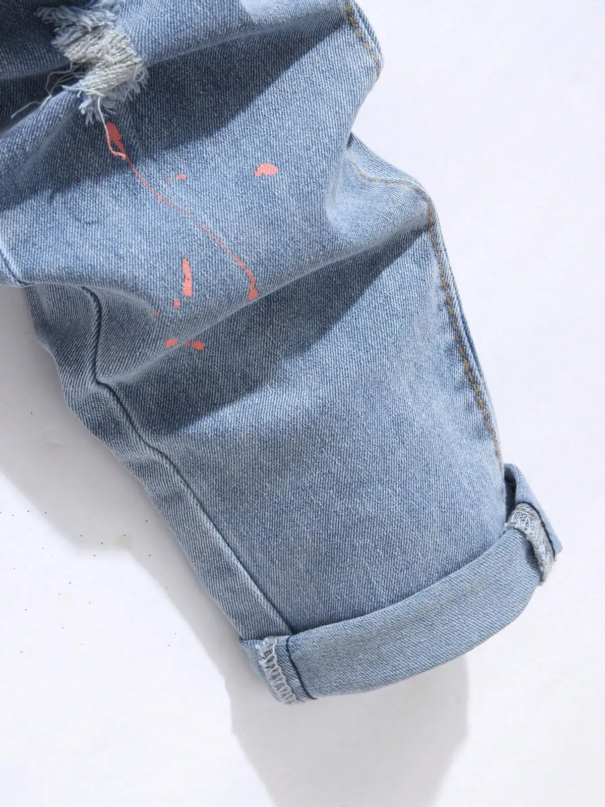 High Stretch Men's Ripped Jeans for Men Cool Skinny Slim Denim Pants Patchwork Hip Hop Black Blue Casual Jogging Trousers