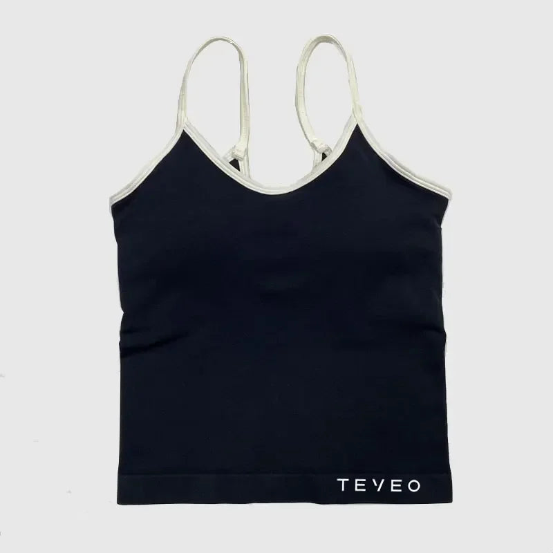 TEV Women's Sports Yoga Shorts Fitness Cycling Elastic Sports Pants Ignite Sculpt Scrunch Short Yoga Bra Set leggings