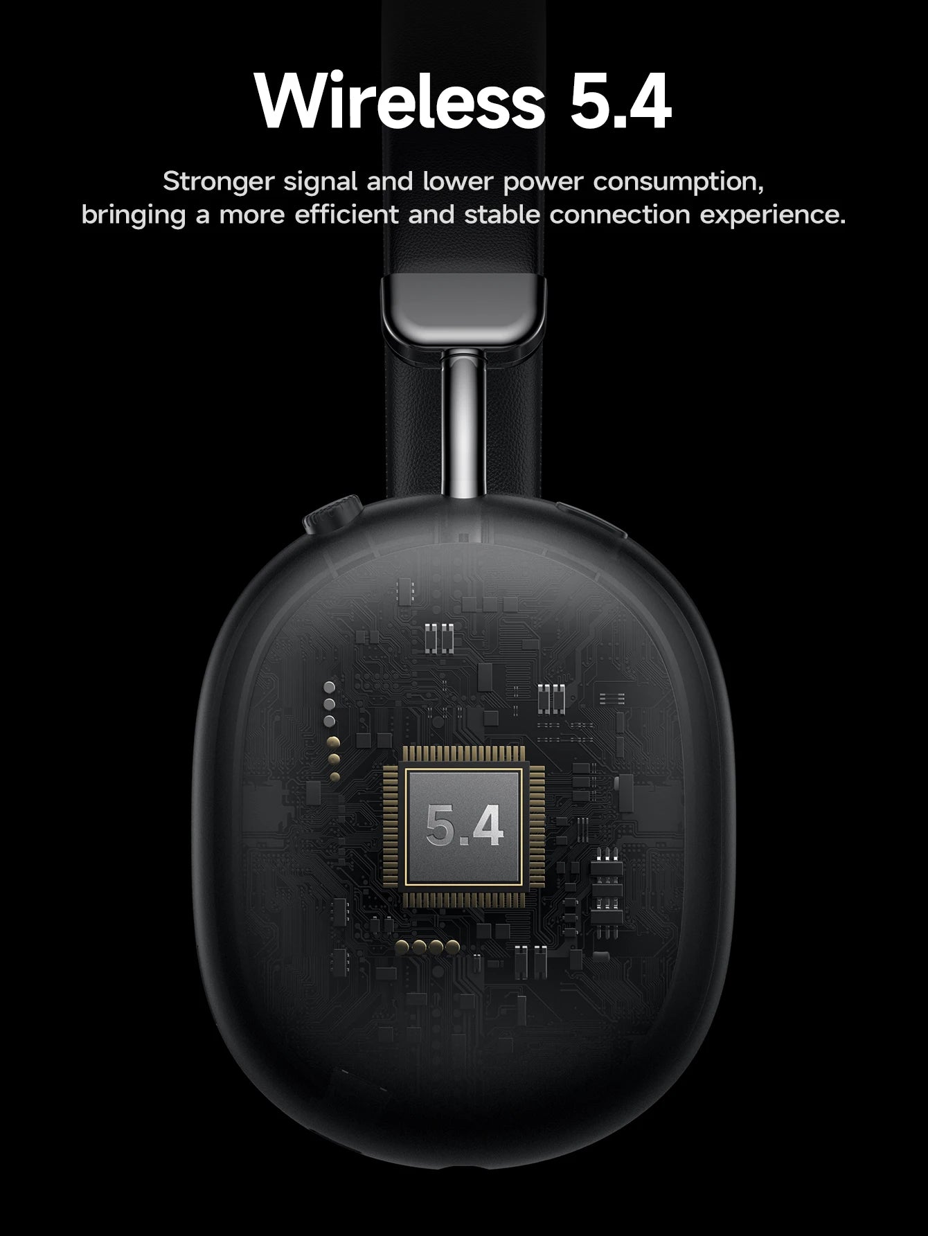 HOCO W35 Max ANC Noise Reduction Bluetooth Headphones Volume Control Over Ear Wireless Headsets 90H Use Time Earphones Universal