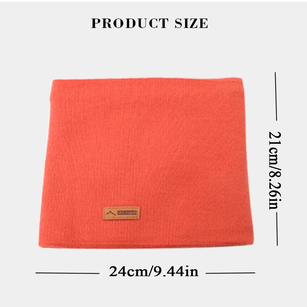 Unisex Winterschal Fleecering Bandana Dicker Kaschmir Warmer Massiver Schal Damen Herren Halswärmer Outdoor Sport Ski Radfahren Maske