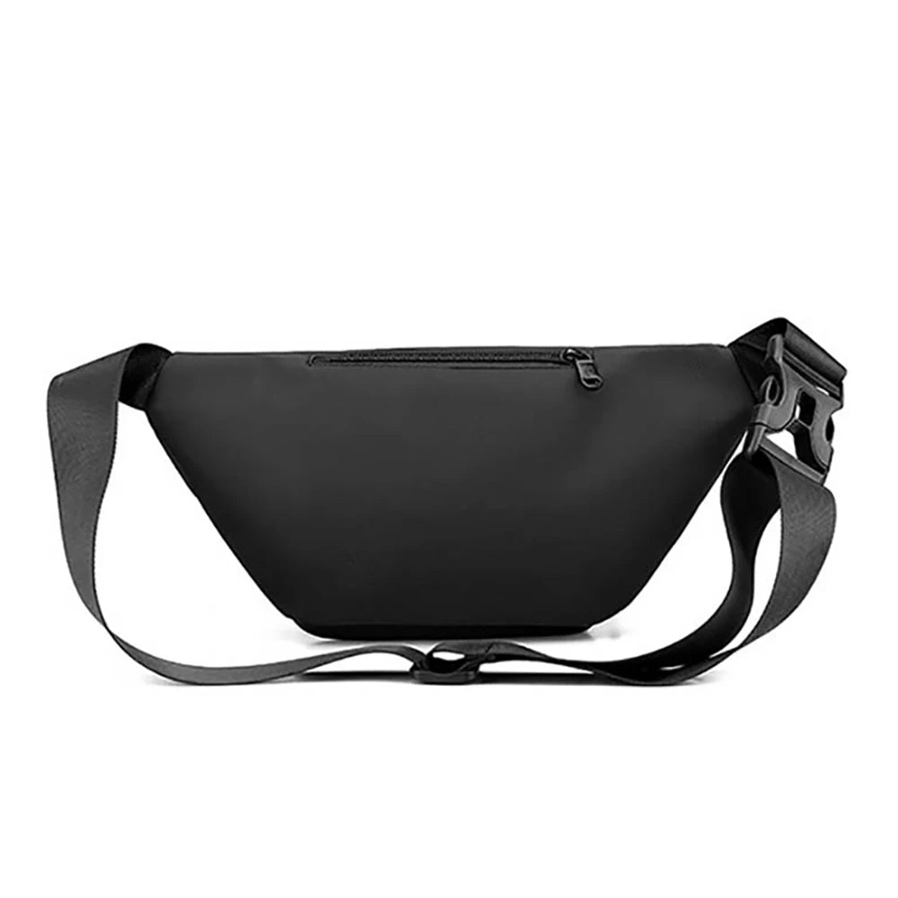 Men Waist Belt Bag Fanny Pack Multi-pocket Motorcycle Rider Outdoor Sports Climb Casual Nylon Male Sling Chest Bum Hip Bags