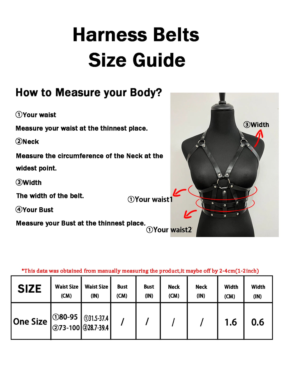 Women Fashion Trend Punk PU Leather Harness Female Street Style Suspenders Body Harness Decorative Waistband Corset Accessories