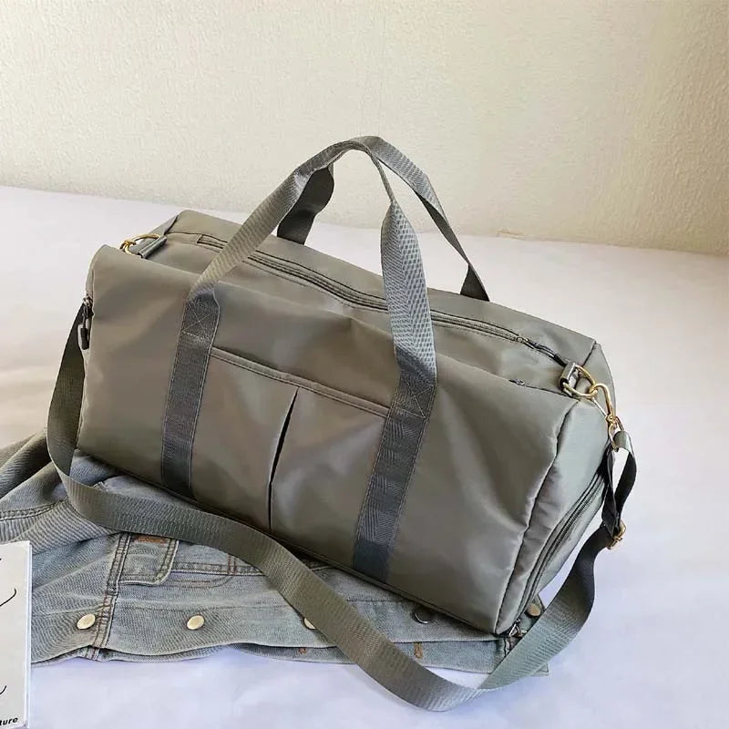 Training Yoga Sporttaschen Fitness Gym Taschen Nass Trocken Separate Gepäcktasche mit separatem Schuhfach Reisetasche Handtasche