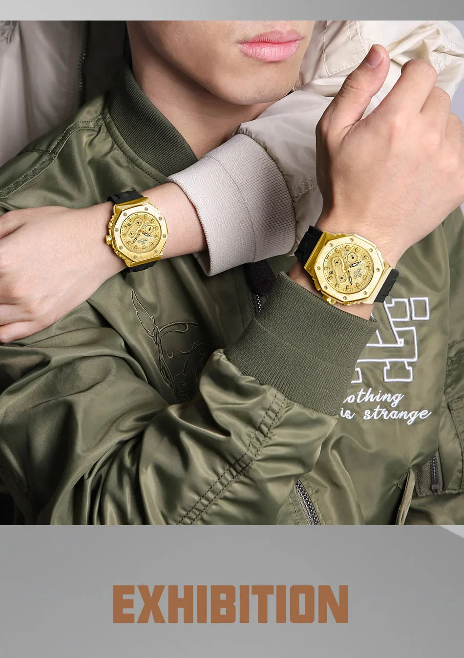 NAVIFORCE Original Men Watch Quartz Top Brand Luxury Digital Male Clock Military Business Sport Women Lady Lover Wristwatch 8035