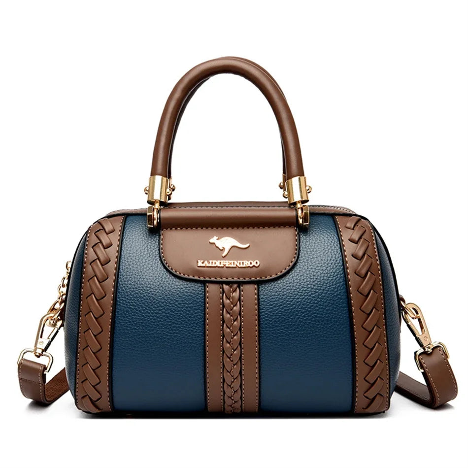 High Quality Leather Purses and Handbags for Women Luxury Designer Shoulder Crossbody Bag New Ladies Messenger Bags Sac A Main