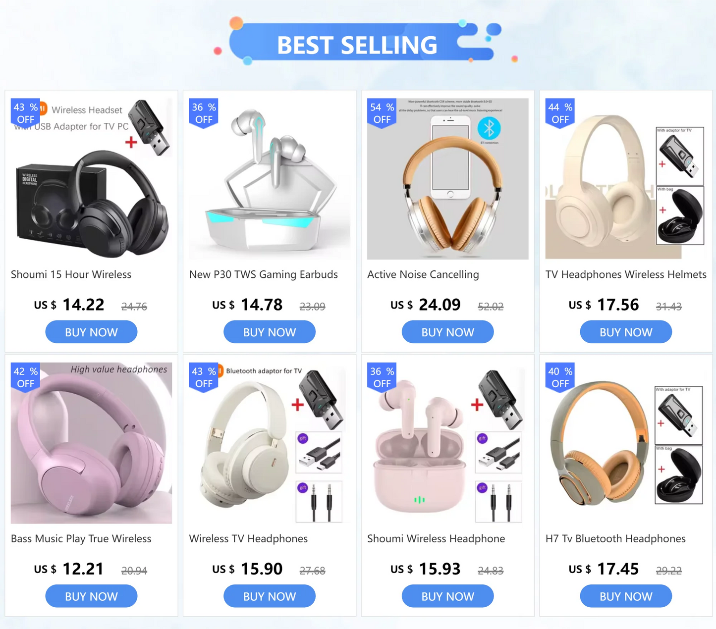 Shoumi Hifi Wireless Headphones Bluetooth Earphones Large Headset Helmets with Mic Support TF-Card Mp3 Play display screen