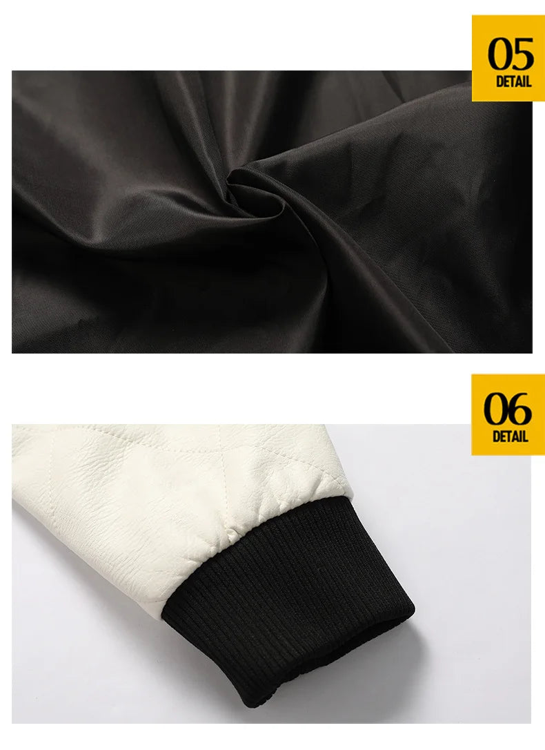 2023 herbst Winter herren Leder Jacke Hohe Qualität Korea Mode Jugend Mit Kapuze Leder Mäntel EUR Größe 3XL Blouson Homme hiver