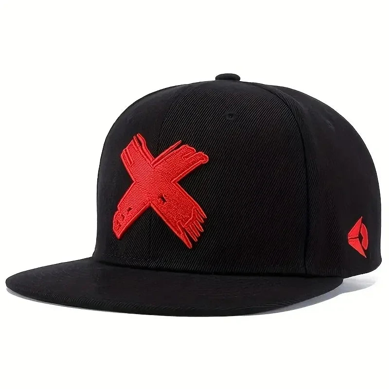Unisex X Letter Embroidery Hip-hop Hats Spring And Autumn Outdoor Adjustable Sports Casual Baseball Caps Sunscreen Hat
