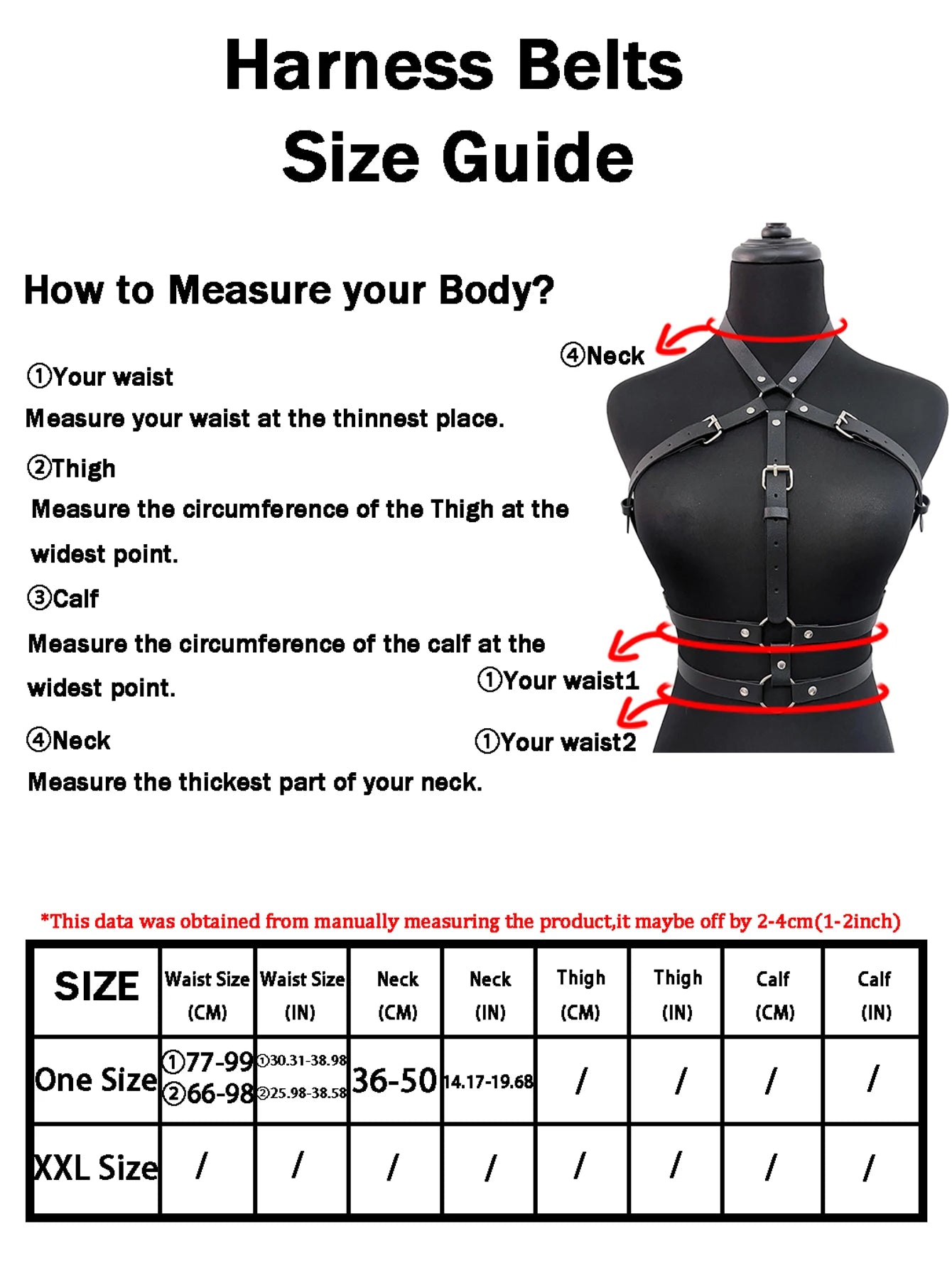 Fashion Women PU Leather Harness belt Chest Harness Corset Body Decortive Harness Punk Style Gothic Clothing Accessories