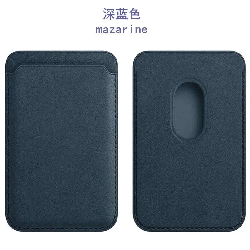 For Magsafe Magnetic Leather Wallet Case For iPhone  17 16 15 14 13 12 11 8  Samsung Huawei Card Holder with Magnet Covers