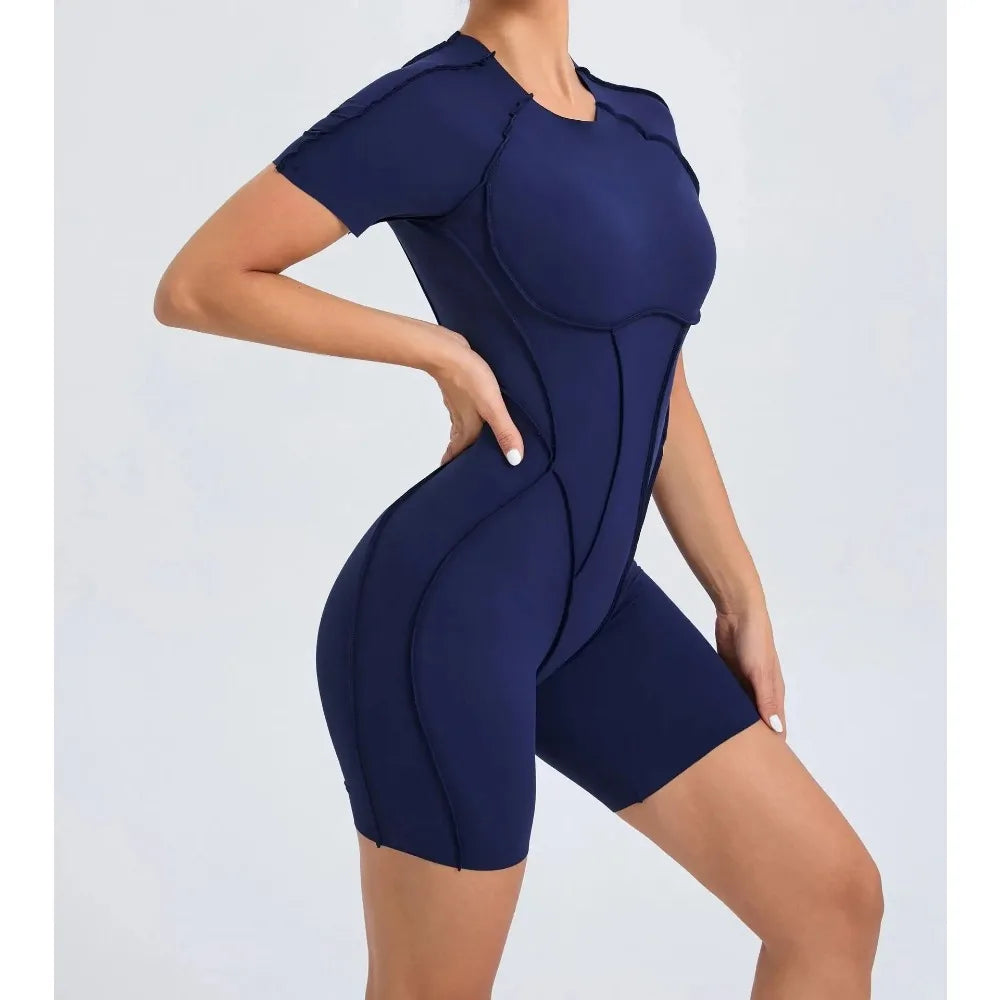 Yoga Suit Fitness Suit Athletic Wear Yoga Set One-Piece  Sexy Women Gym Jumpsuit Sportswear Sportswear Women's Clothing Gym Kit