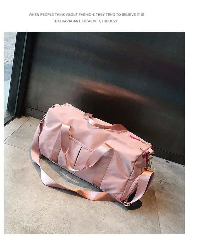 Training Yoga Sporttaschen Fitness Gym Taschen Nass Trocken Separate Gepäcktasche mit separatem Schuhfach Reisetasche Handtasche