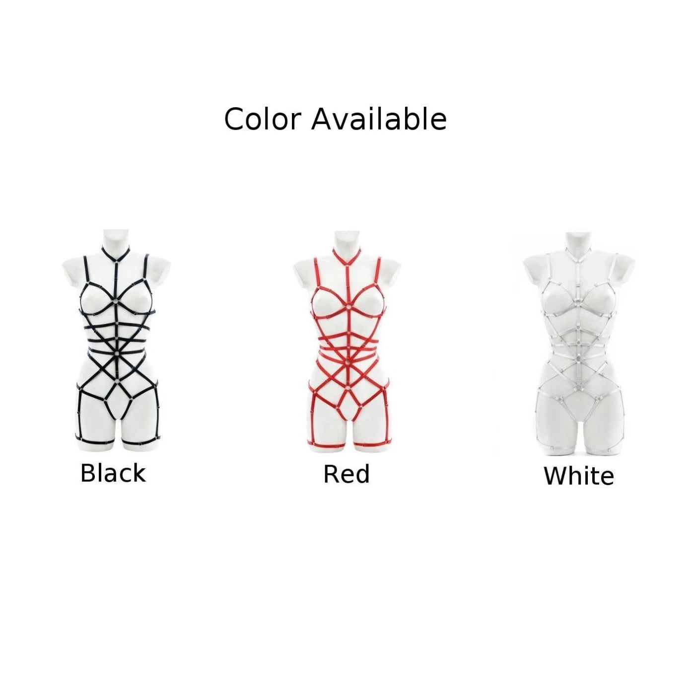 Women Sexy Body Harness Belt Bdsm Bondage Lingerie Garter Belt Lingerie Leg Harness Punk Gothic Fetish-Clothing