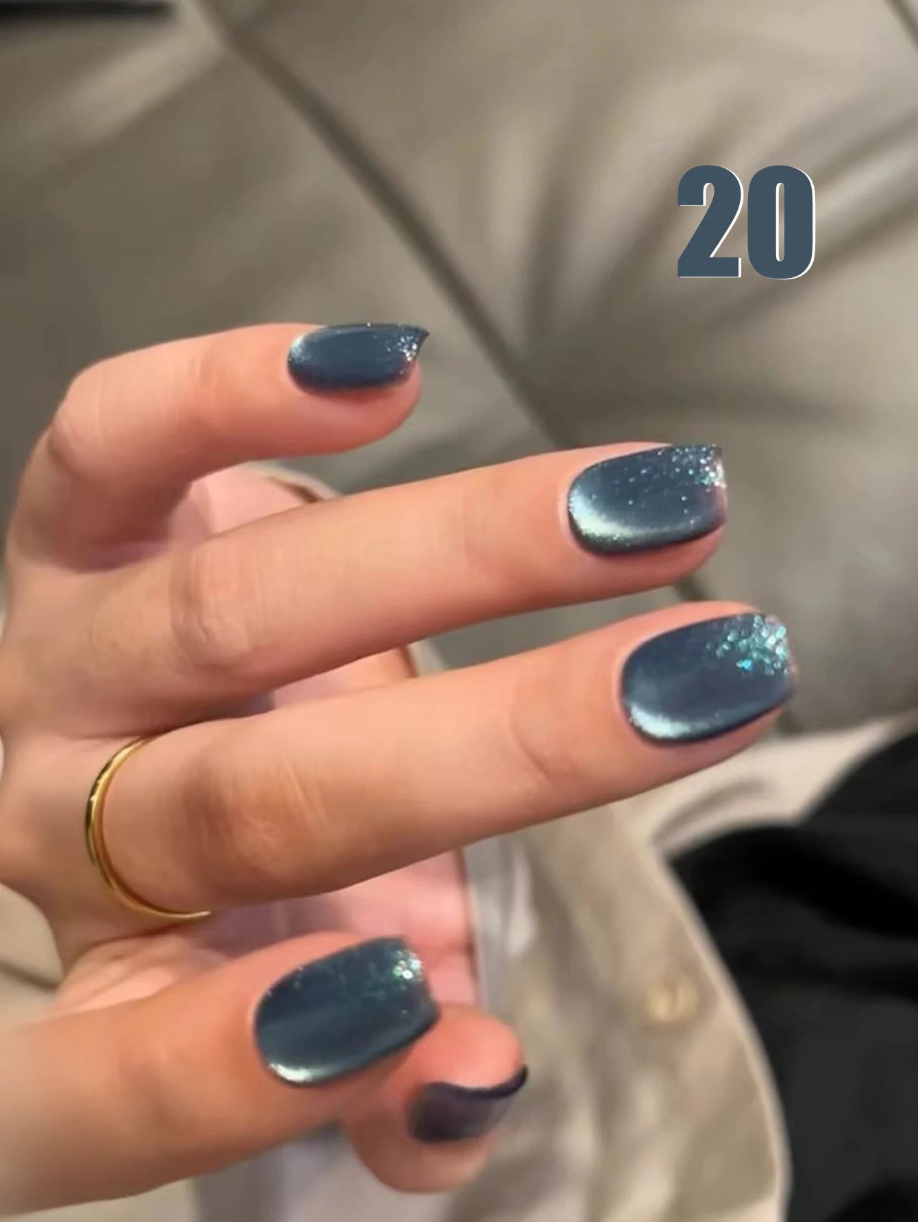 12ML 1-21pcs Autumn Nails Toe Selling Whitening Glass Bead Cat Eye Gel Nail Polish Black Nails Nail Art Grey Cat Eye Nail Glue