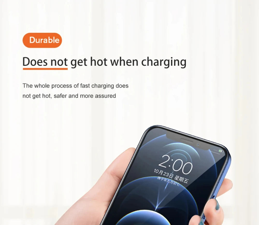 20W PD USB to Lighting USB C to Lighting Fast Charger Cable For Apple iPhone 14 13 12 11 Pro Max X XR Plus iPad Data Sync Line