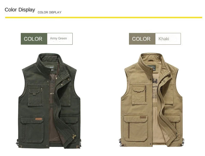 Taktische Jacken Weste Herren Jacken Jersey Westen Denim Ärmellose Jacke Sommer Arbeitskleidung Mesh Mann Übergröße Oberbekleidung Bestickt