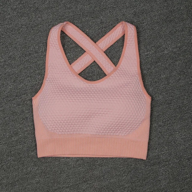 New  Spring Autumn Set Reticulate Stretch Fitness Seamless  Sportswear Suit For Women