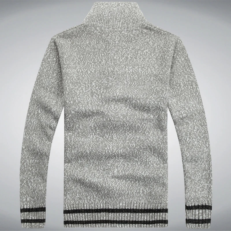 Cotton Man Sweater Shark Autumn Cardigan Overcoat Casual White Red Mens Winter Jacket 2022