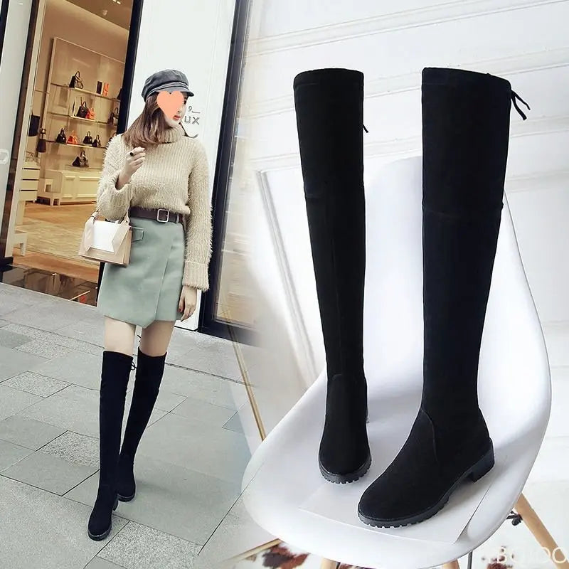 Women Shoes  Winter Shoes Women Boots Fashion Waterproof Snow Boots for Women Over The Knee Thigh High Boots Botas De Mujer
