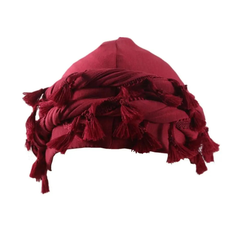 Turban Durag for Men Unisex Satin Silk Lined Elastic Turban Head Wrap Head Scarf
