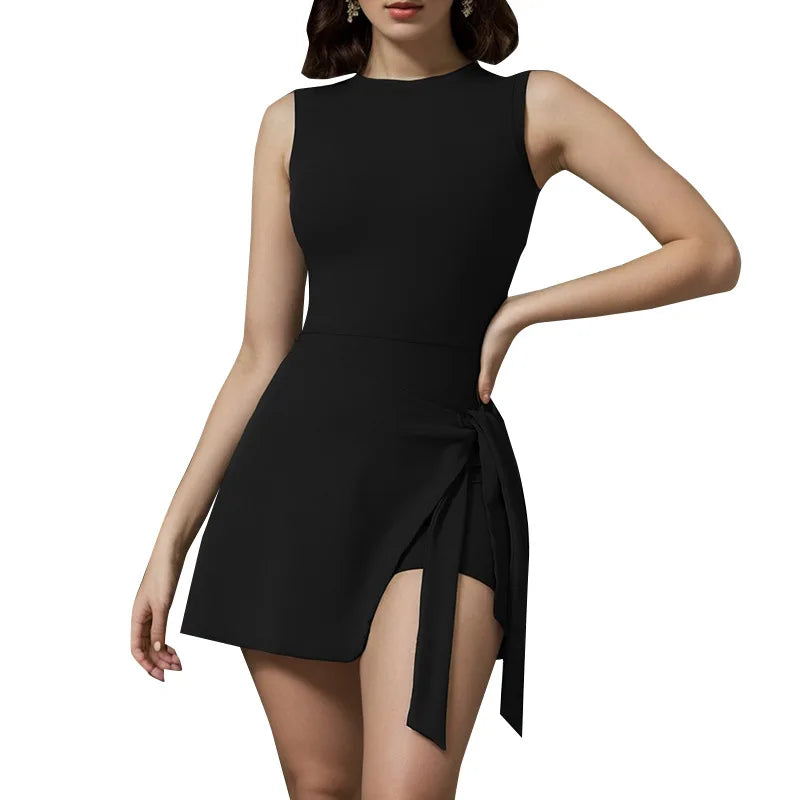 Summer Women's Tracksuit Yoga Set Yoga Jumpsuits Workout Skirt Rompers Sportswear Gym Set Workout Clothes for Women Romper