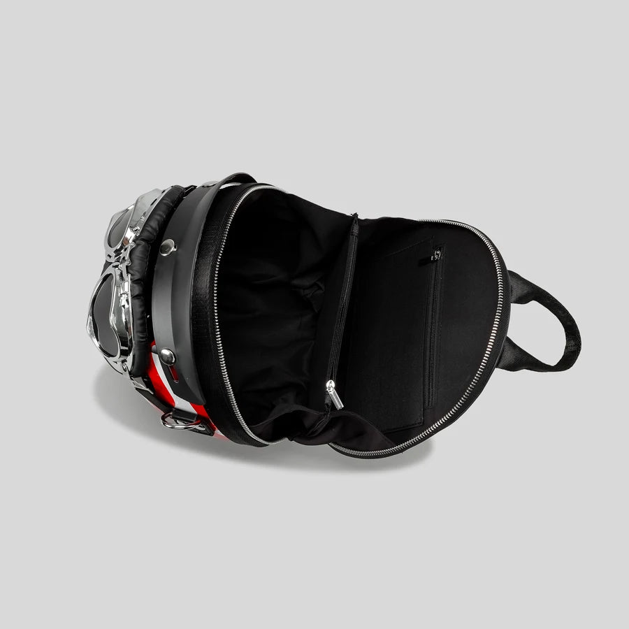 Personalized Helmet Design Women Backpacks Creative Hiphop Shoulder Crossbody Bags Chic Travel Back Packs for Girls Y2K Sac