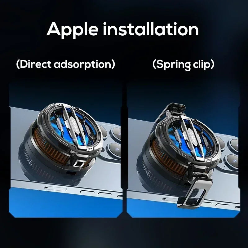 Magnetic Back Clip Universal 2 IN 1 MEMO CX08 CX07 Phone Cooler Semiconductor Cooling Fan Freeze Radiator for iOS Android PUBG