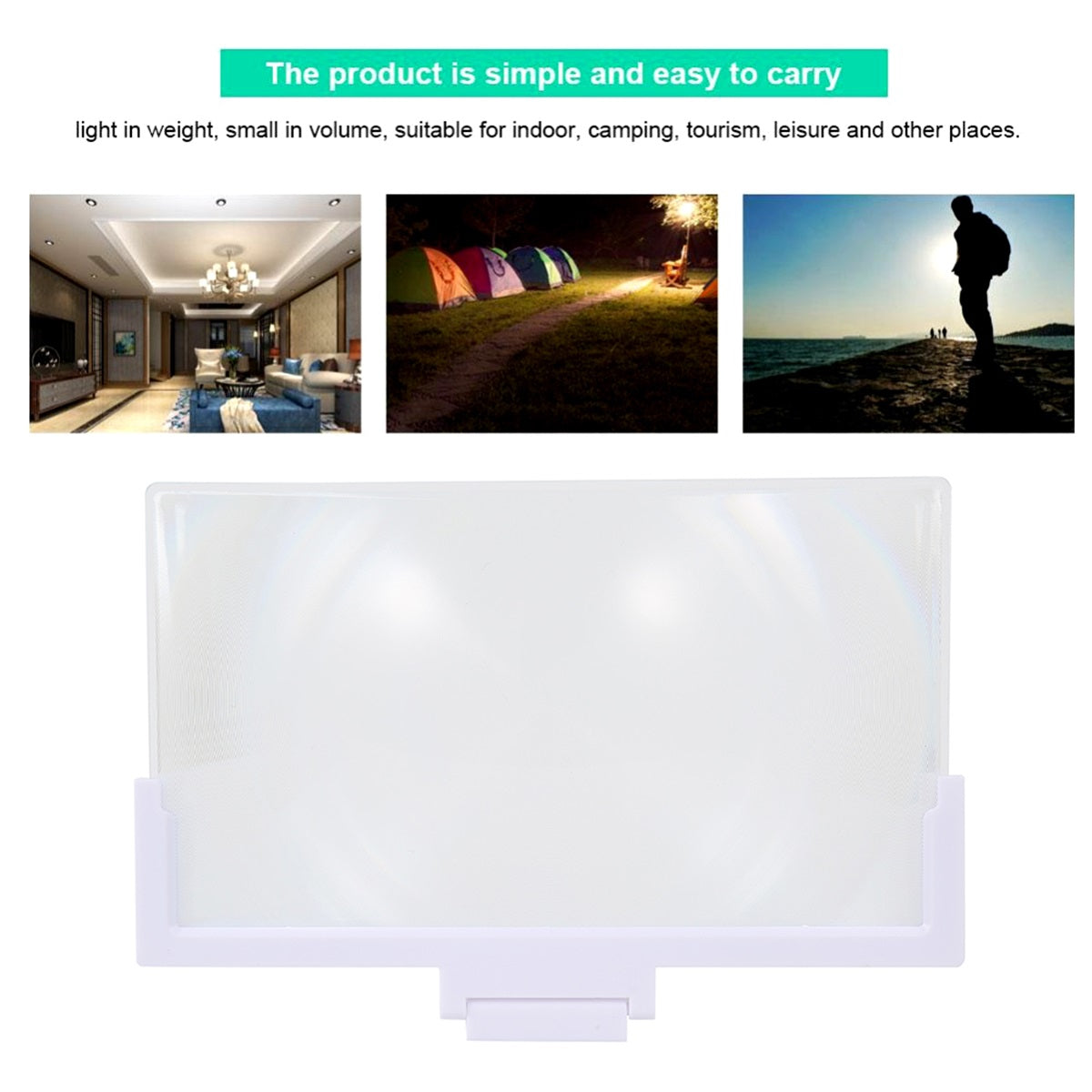 14 Inch Mobile Phone Screen Amplifier 3D Magnifying Glass Stand Magnifier HD Video Amplifier Phone Stand Enlarged Screen Bracket