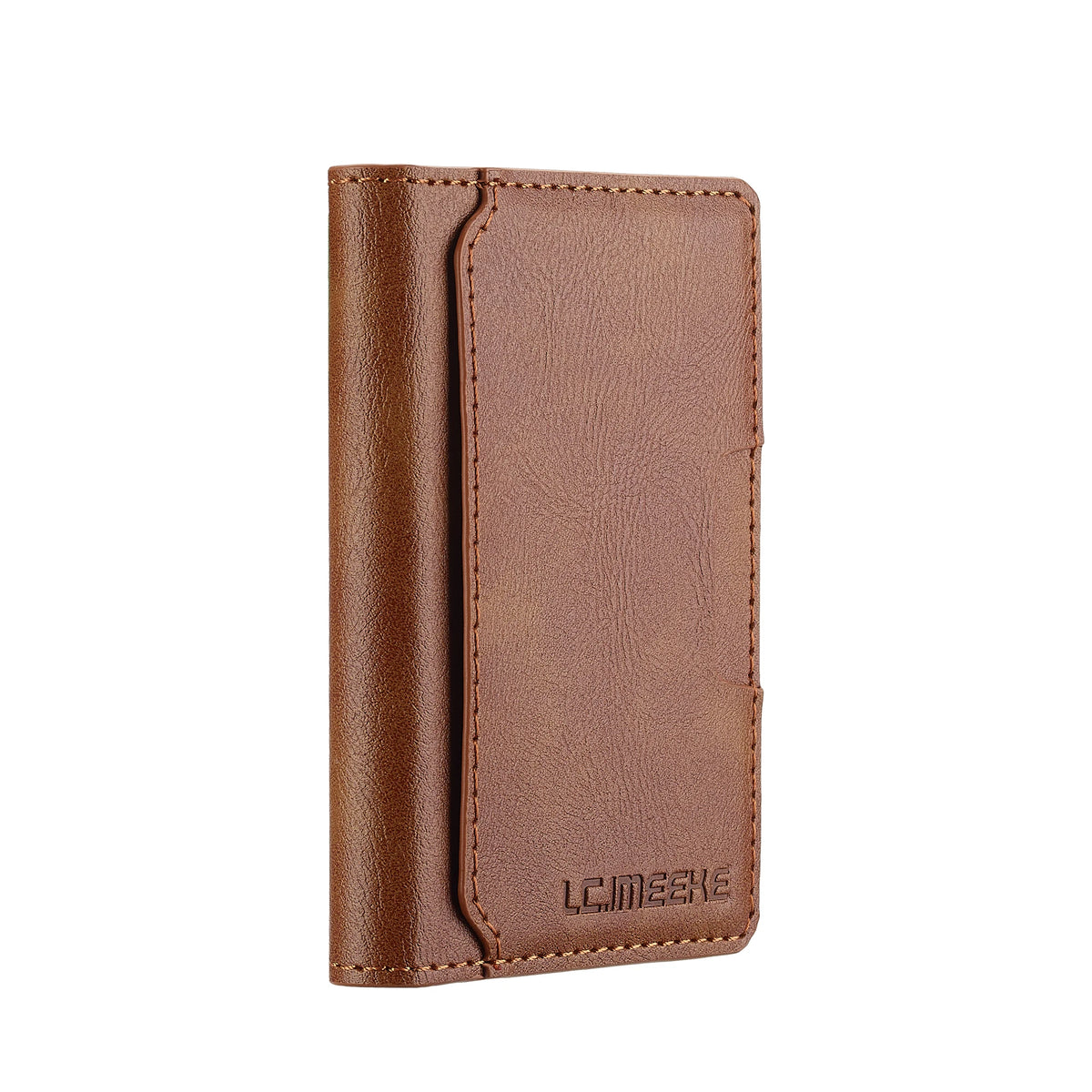 Magnetic Card Solt Bag for iPhone Samsung Google Xiaomi Magsafe Functions Card Holder Wallet PU Leather Men Slim Purses Pocket