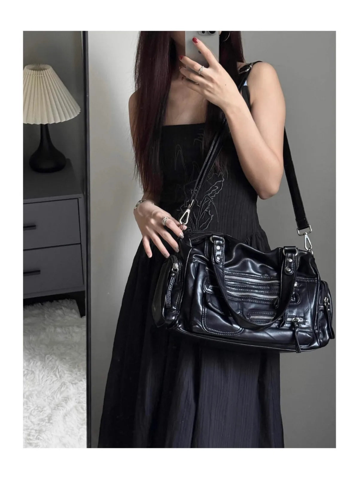 Y2k Designer Bags Handbags for Women Crossbody Bags for Women Ladies Handbag Vintage Punk Women Tote Bags  Large Capacity