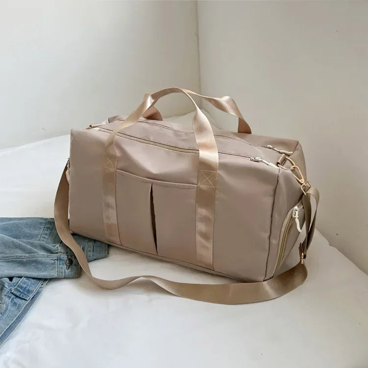 Training Yoga Sporttaschen Fitness Gym Taschen Nass Trocken Separate Gepäcktasche mit separatem Schuhfach Reisetasche Handtasche