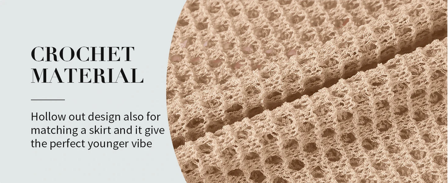 Anfilia Women Beach Cover Up Crochet Sexy Deep V-Neck Side Slit Sleevesless Hollow Out Dress Knitted Fashion Cover Up