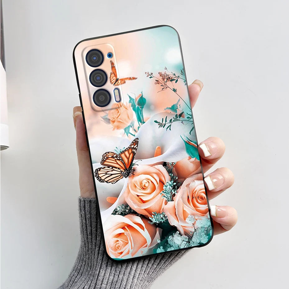 Silicon Case For Motorola Edge (2021) / Edge 5G UW (2021) Fashion Marble Pattern Soft TPU Phone Cases For Edge 2021 XT2141 Funda